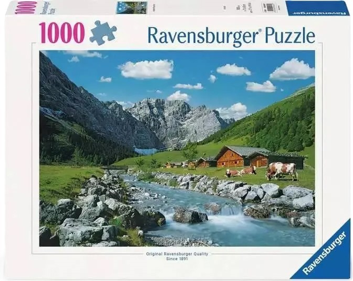 Puzzle Ravensburger Karwendelgebirge, Austria 1000 elementów 12000649 (4005555006497) - obraz 1