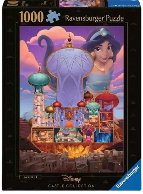 Пазл Ravensburger Disney Castles Жасміна 1000 елементів 12000258 (4005555002581) - зображення 1