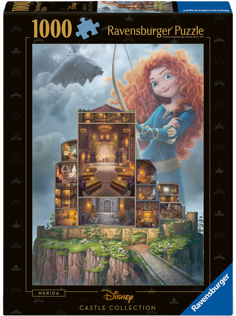 Puzzle Ravensburger Disney Castles Merida 1000 elementów 12000263 (4005555002635) - obraz 1