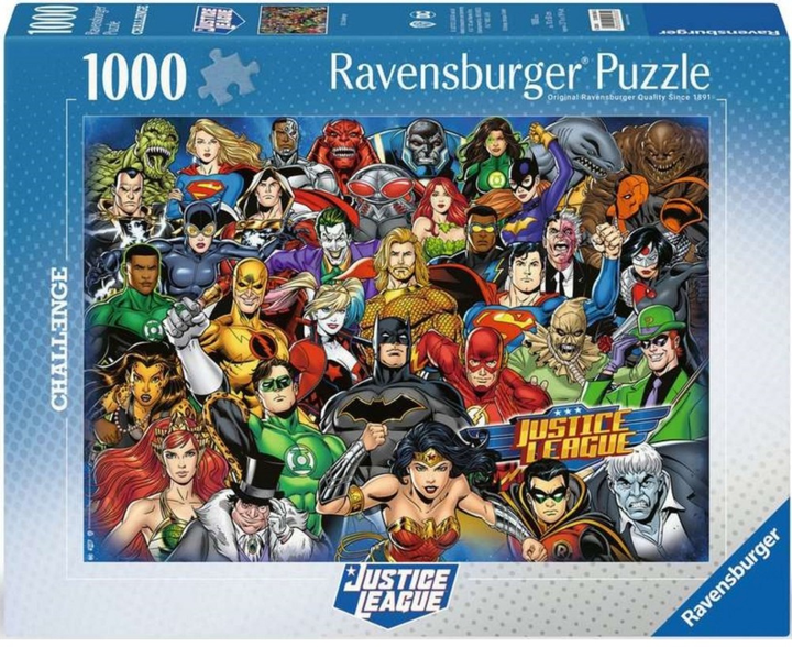 Puzzle Ravensburger Challenge DC Comics 1000 elementów 12000565 (4005555005650) - obraz 1