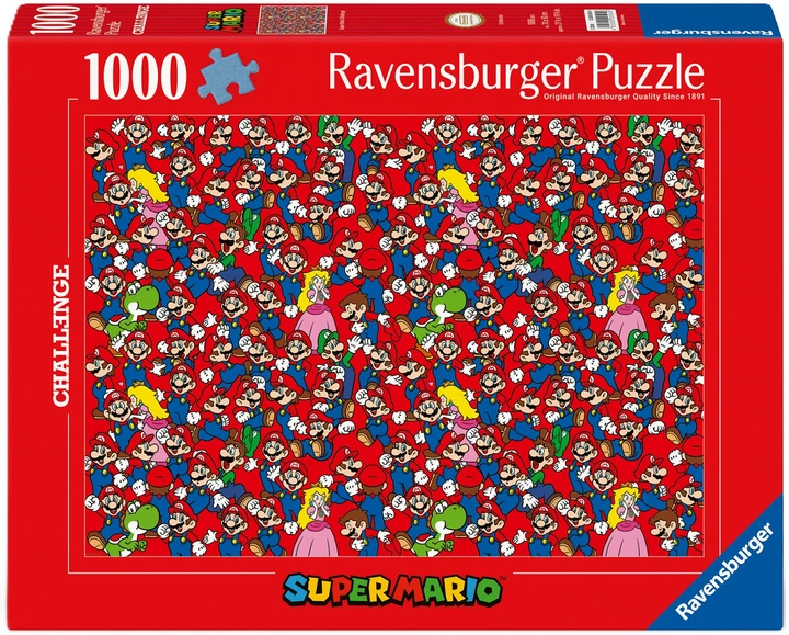 Пазл Ravensburger Challenge Super Mario 1000 елементів 12000504 (4005555005049) - зображення 1