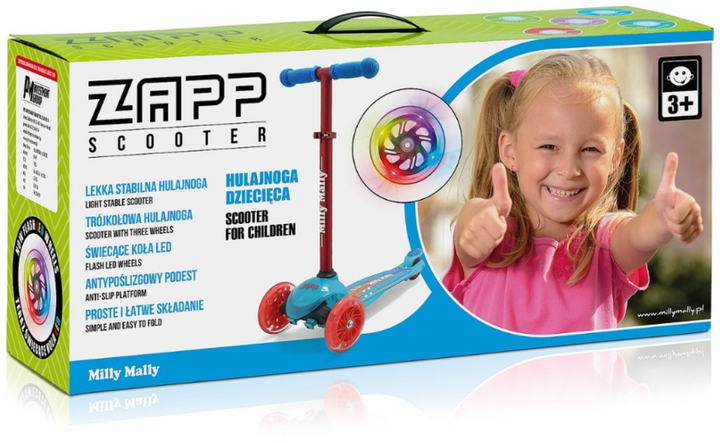 Самокат дитячий Milly Mally 2629 Zapp Scooter М'ятний (5901761124774) - зображення 5