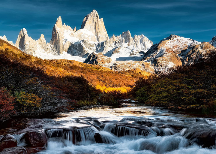 Puzzle Ravensburger Beautiful Mountains Fitz Roy, Patagonia 1000 elementów 12000253 (4005555002536) - obraz 2