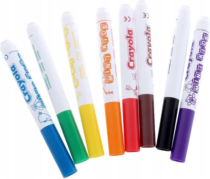 Набір фломастерів Crayola Mini Kids (washable) 8 штук - изображение 3