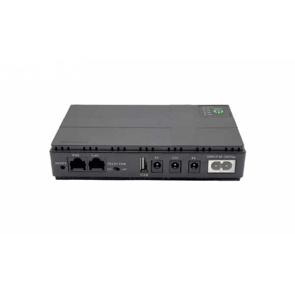 Міні UPS , джерело безперебійного живлення для роутера , GPON , 10400 мАг з перехідниками та блоком живлення від 220 V - зображення 3