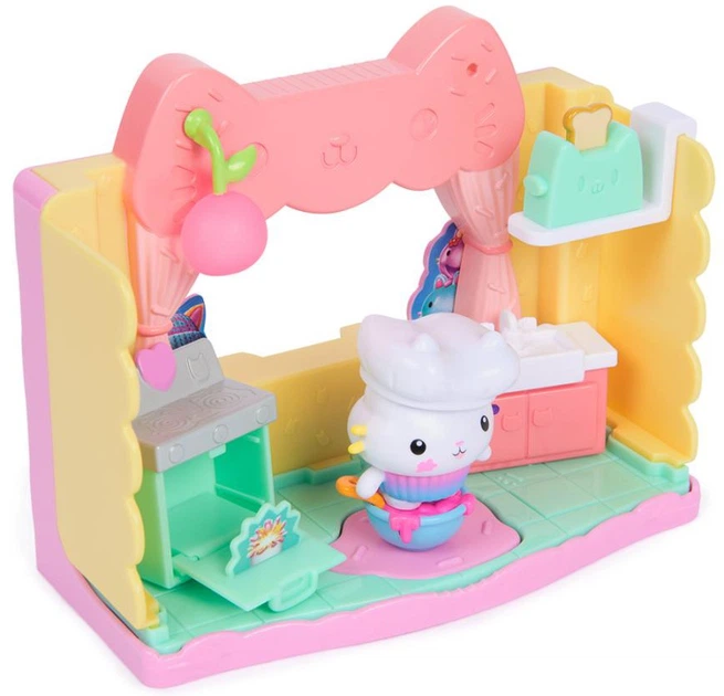 Zestaw do zabawy Gabby's Dollhouse Domek dla lalek Gabby w kinie: Balkon-portal Kuchnia Babeczki (SM36277/6074281) - obraz 5