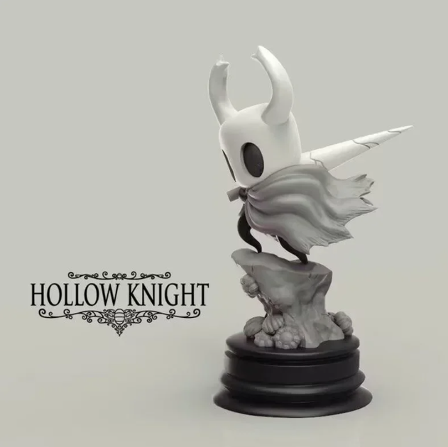 Фигурка Seuno Hollow Knight Полый Рыцарь 10 см ПВХ коллекционная статуэтка для геймеров и декора (GS925) - изображение 3