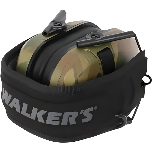 Активные тактические наушники Walker's Razor Slim с шумоподавлением для стрельбы, военные, на шлем, Мультикам (Camo) - изображение 3