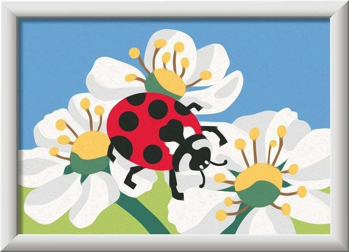 Картина за номерами Ravensburger CreArt Дикі тварини Жук Божа корівка (4005556239719) - зображення 2