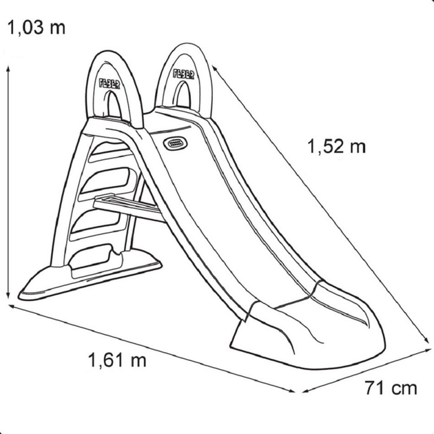 Zjeżdżalnia ogrodowa Feber Ślizg wodny 152 cm 09001 (8410779590015) - obraz 4