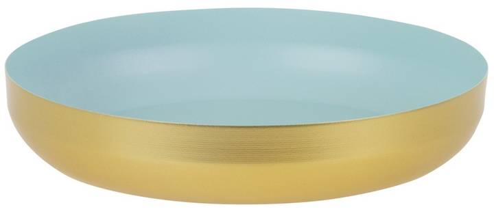 Декоративна миска My Home Soft Gold Mint 25 x 25 x 5 см (5907078435800) - зображення 1