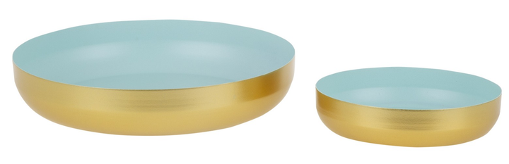 Декоративна миска My Home Soft Gold Mint 25 x 25 x 5 см (5907078435800) - зображення 2