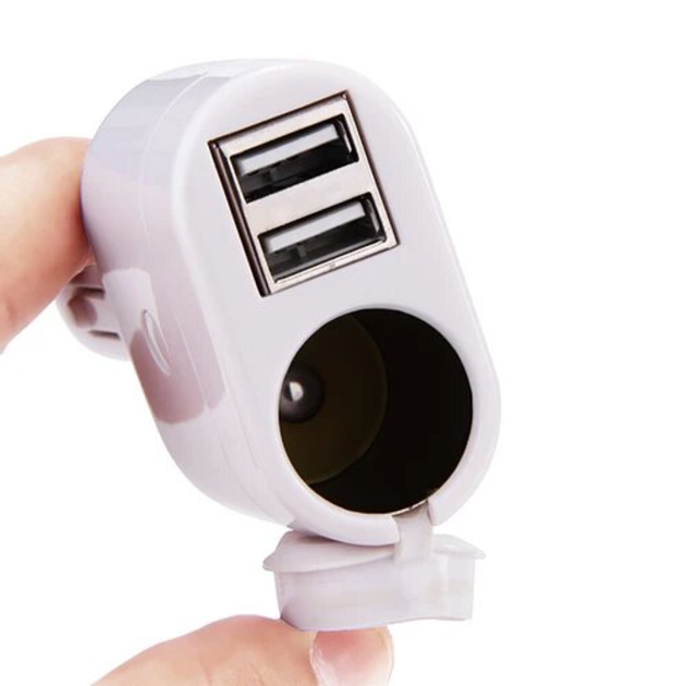 Автомобильная зарядка от прикуривателя с 2хUSB 12В 120Вт VST 813 (см11324) - изображение 3