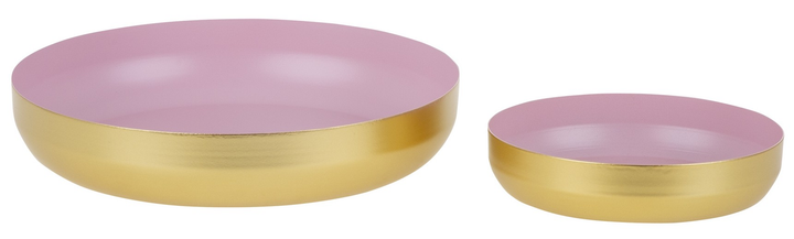 Декоративна миска My Home Soft Gold Pink 25 x 25 x 5 см (5907078435787) - зображення 2