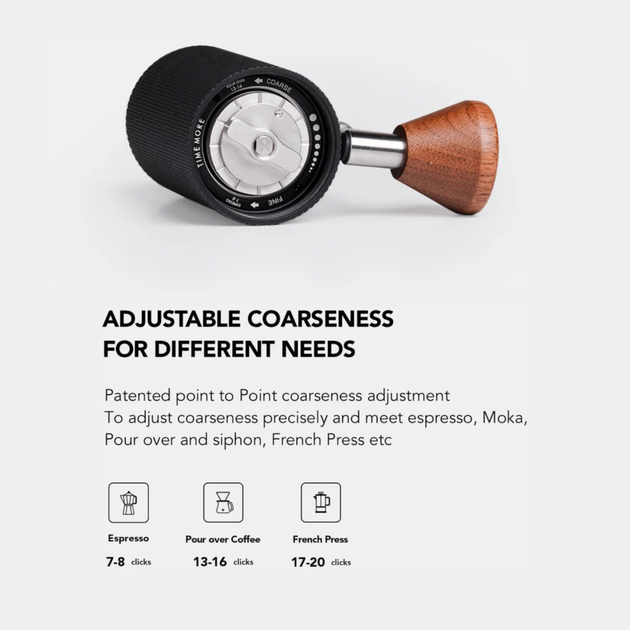 Ручна кавомолка Timemore Nano 3 чорна (6959493504608) - зображення 5