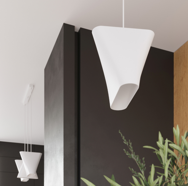 Світильник підвісний Sollux Blum 1 1xЕ27/60W/220V білий (SL.0769) - изображение 2