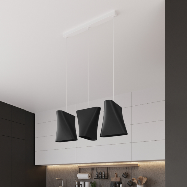 Світильник підвісний Sollux Blum 1xЕ27/60W/220V чорний (SL.0770) - Фото 8 Світильник підвісний Sollux Blum 1xЕ27/60W/220V чорний (SL.0770) - изображение 8