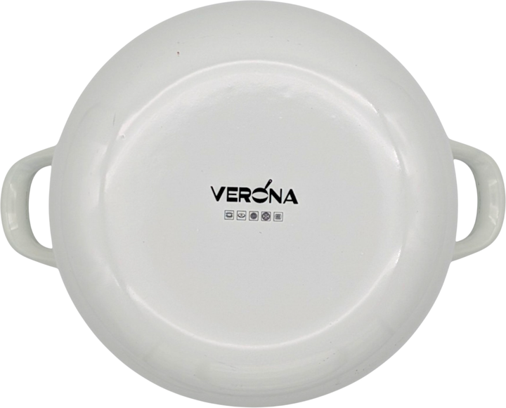Кастрюля Verona эмалированная со стеклянной крышкой 4 л (VR-0002-22) - Фото 5 Кастрюля Verona эмалированная со стеклянной крышкой 4 л (VR-0002-22) - изображение 5
