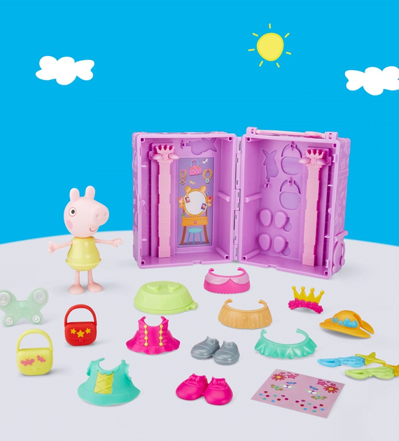 Набір ігровий Peppa Pig Гардероб для одягання Пеппи 3408163 (5010996308078) - зображення 7