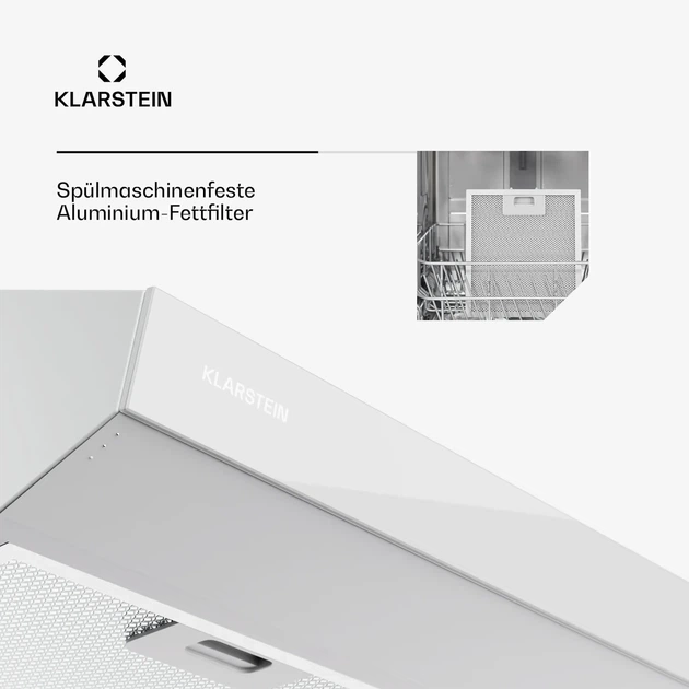 Настенная вытяжка Klarstein Contempo Neo Вытяжка 90см для кухни с подсветкой 80 Вт 175 м3/ч - Фото 3 Настенная вытяжка Klarstein Contempo Neo Вытяжка 90см для кухни с подсветкой 80 Вт 175 м3/ч - изображение 3