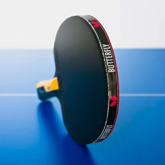 Ракетка для настільного тенісу BUTTERFLY Timo Boll Carbon, чорно-червона - зображення 2
