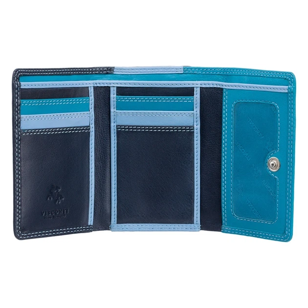 Гаманець жіночий Visconti RB39 Biola c RFID (Blue Multi) - Фото 2 Гаманець жіночий Visconti RB39 Biola c RFID (Blue Multi) - изображение 2