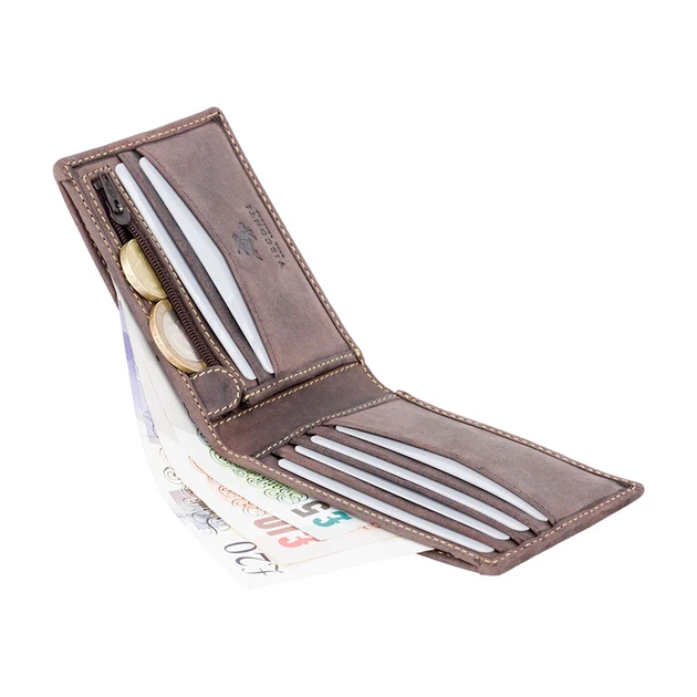 Гаманець чоловічий Visconti VSL20 Sword c RFID (Oil Brown) - изображение 4