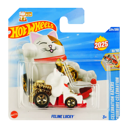 Машинка Базова Hot Wheels Feline Lucky Maneki-Neko 9.29