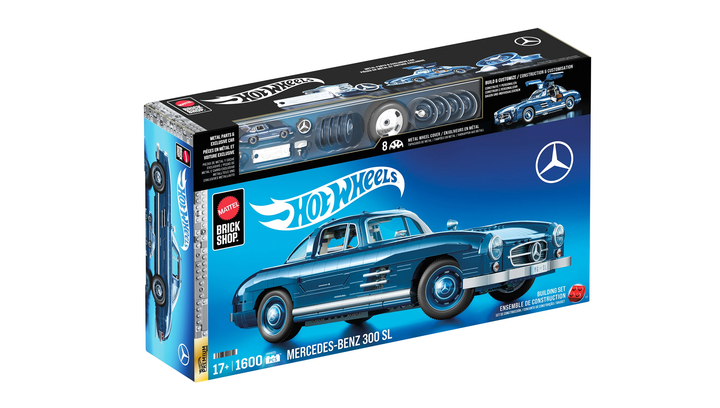 Конструктор Hot Wheels Brick Shop Mercedes-Benz 300 SL 1600