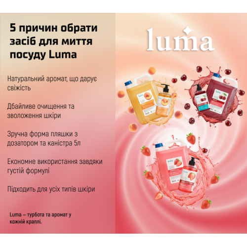 Жидкое мыло Luma Вишня 5л - Фото 9 Жидкое мыло Luma Вишня 5л - изображение 9