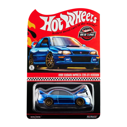 Машинка Premium Hot Wheels 1998 Subaru Impreza 22B STi-Version Red