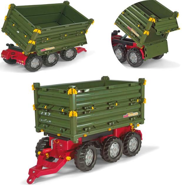 Przyczepa wywrotka Rolly Toys Multi Trailer 3-Osie (4006485125012) - obraz 2