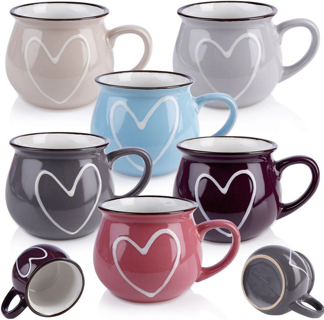 Zestaw kubków Orion ceramicznych 320 ml 6 szt (5907610287768) - obraz 9