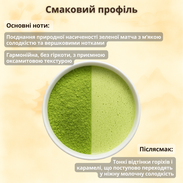 Матча латте зеленая, порошковый японский чай Matcha Latte, 100 гр - изображение 4
