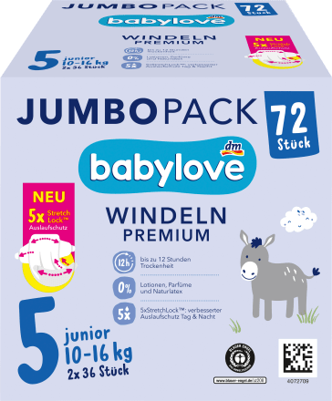 Подгузники Babylove Гемания 5 (10-16кг) 72шт - изображение 8