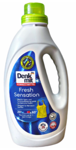 Гель для стирки Denkmit Fresh Sensation для мембранной ткани, 35 стирок 1.5 л - изображение 4