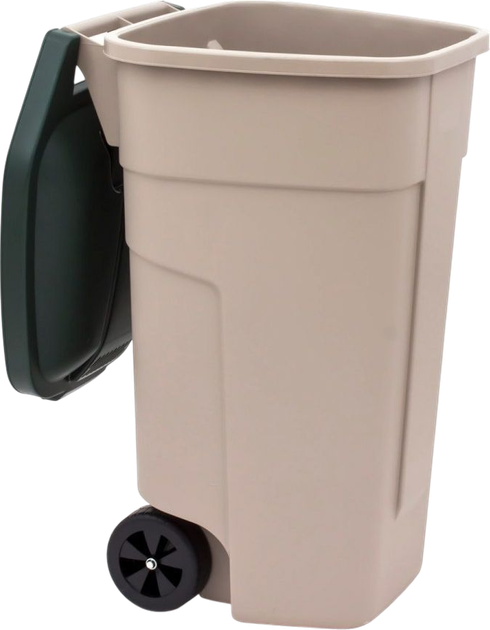Контейнер для сміття Curver 110 л Бежевий (3012400003007) - зображення 3