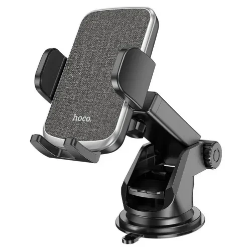 Автотримач Hoco CA95 Polaris push-type telescopic suction cup car holder Чорний - Фото 1 Автотримач Hoco CA95 Polaris push-type telescopic suction cup car holder Чорний - зображення 1