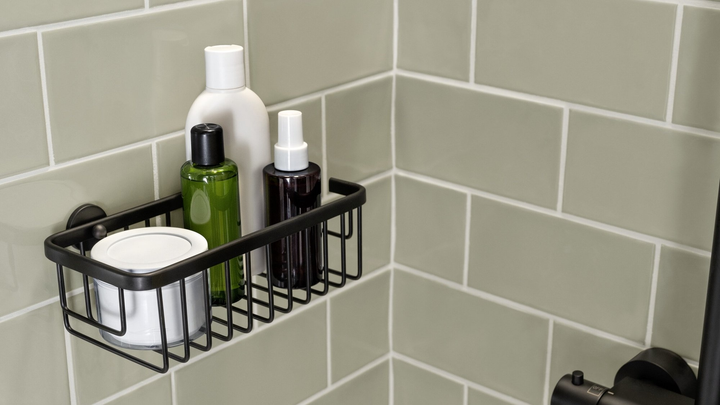 Підставка для душу TESA ALUXX самоклеюча Чорна (405060000000) - зображення 2