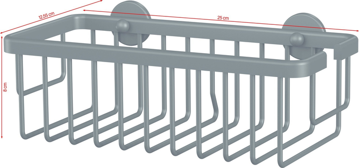 Підставка для душу TESA ALUXX самоклеюча Чорна (405060000000) - зображення 12