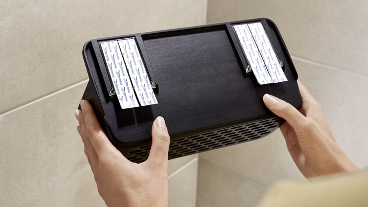 Kosz prysznicowy TESA Lavaa samoprzylepny Czarny (405150000000) - obraz 7