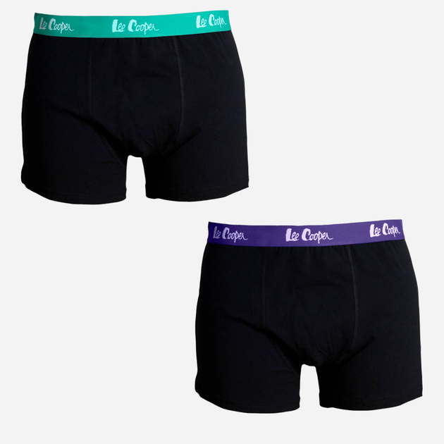 Zestaw majtek męskich typu bokserki Lee Cooper Duobox 9545 XL 2 szt Fioletowy/Turkusowy - obraz 1