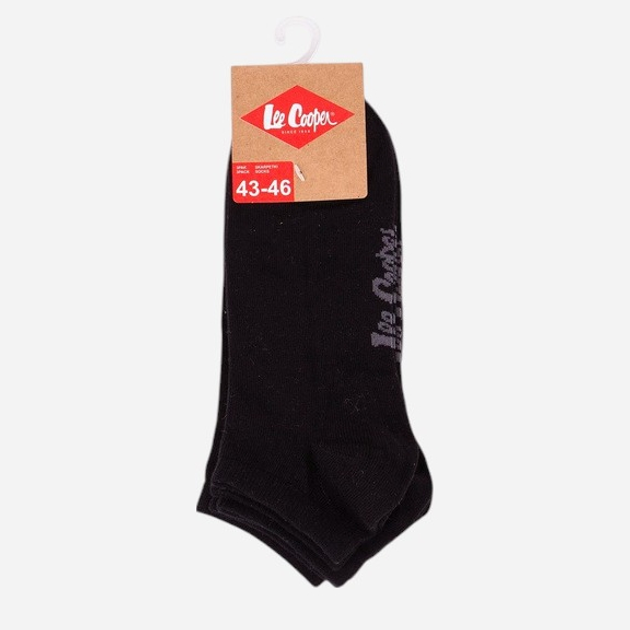 Набір жіночих шкарпеток коротких бавовняних Lee Cooper Snesocks 733 Чорний (5906598069496) - зображення 2