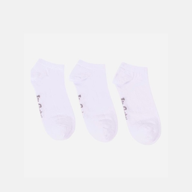 Набір жіночих шкарпеток коротких бавовняних Lee Cooper Snesocks 734 Білий (5906598069519) - зображення 1