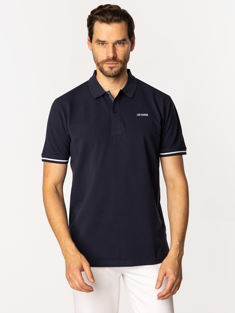Поло довге чоловіче Lee Cooper Tomm 5026 Темно-синє (5905991723929) - зображення 3