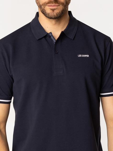 Поло довге чоловіче Lee Cooper Tomm 5026 Темно-синє (5905991723929) - зображення 4