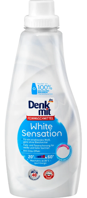 Гель для стирки Denkmit White Sensation для белого 1 л, 40 циклов - изображение 2