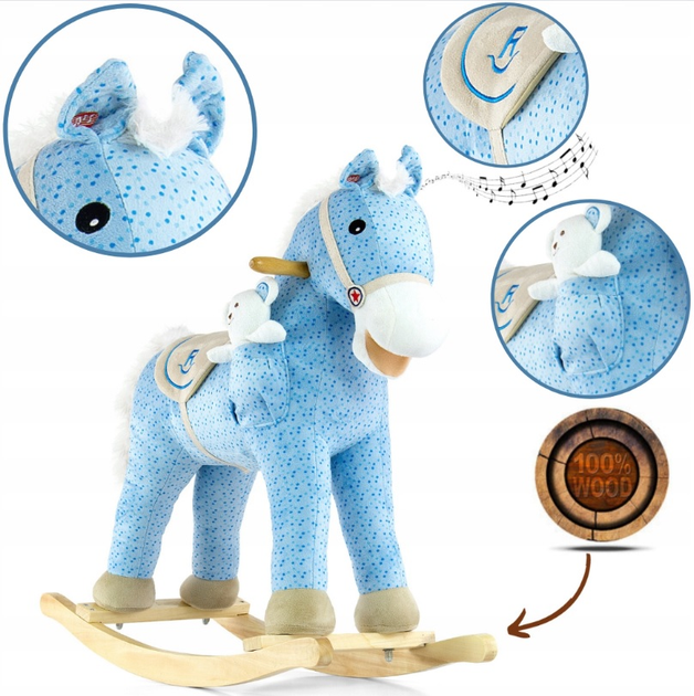 Коник-гойдалка Milly Mally Поні Blue (5901761122220) - зображення 2