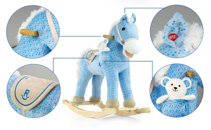 Коник-гойдалка Milly Mally Поні Blue (5901761122220) - зображення 3