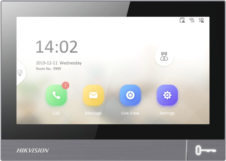 Monitor wideodomofonu Hikvision DS-KH8381-WTE1 - obraz 1